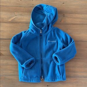 Columbia Blue Fleece Sweatshirt with Hood